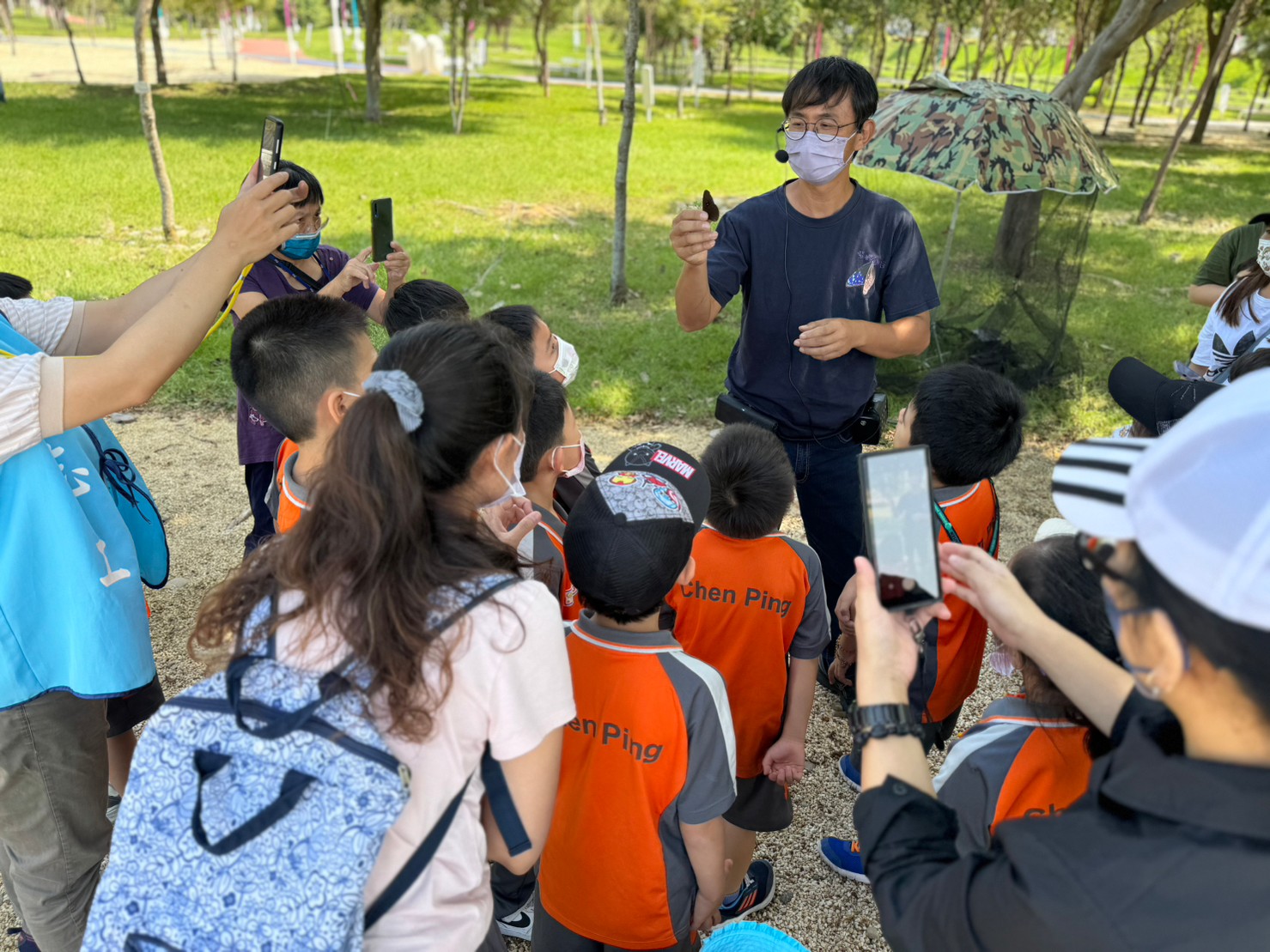 小朋友踴躍參與中央公園環境教育課程