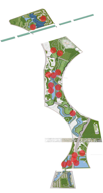 超音波水位偵測器分佈圖