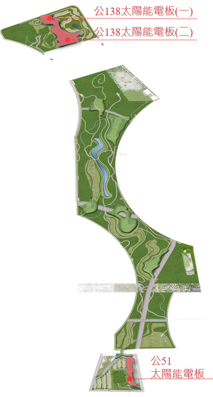 太陽能光電發電系統位置圖