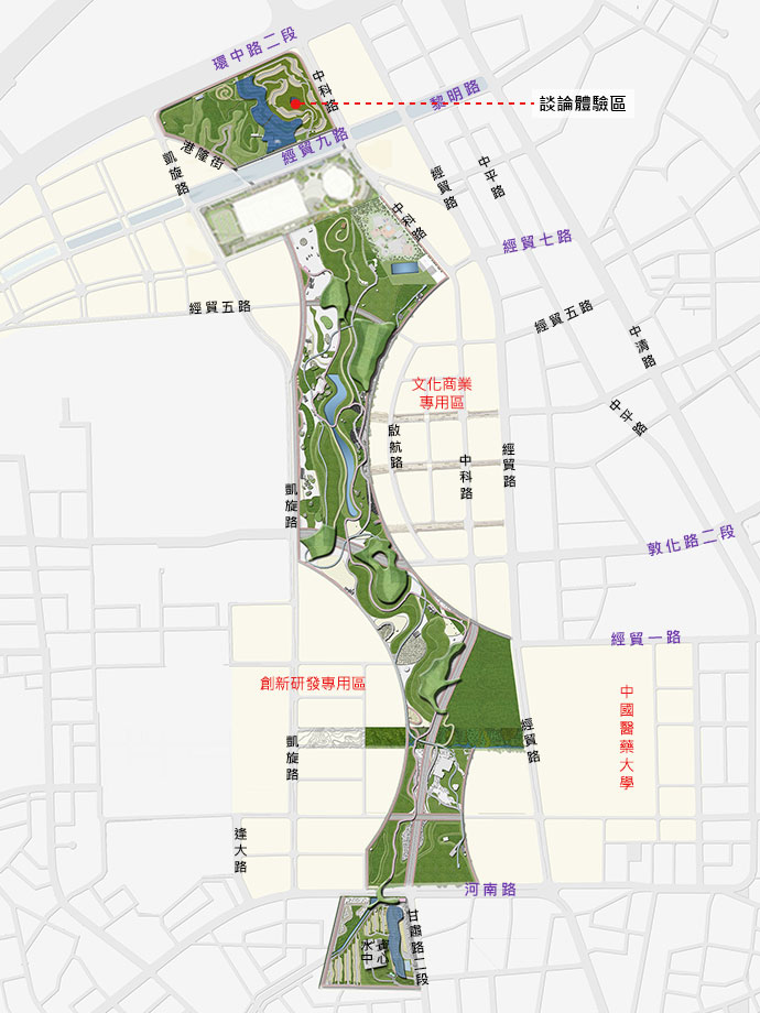 談論體驗區位置圖