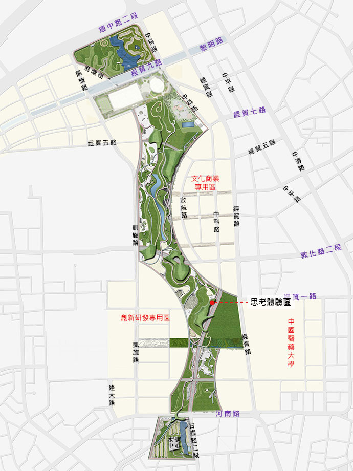 思考體驗區位置圖