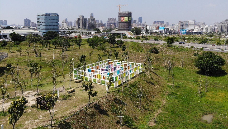視覺體驗區空拍圖