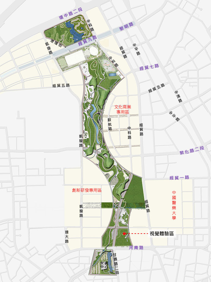視覺體驗區位置圖