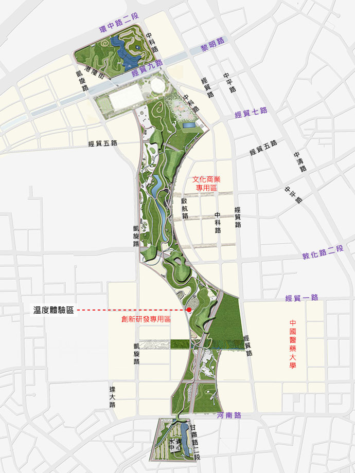 溫度體驗區位置圖