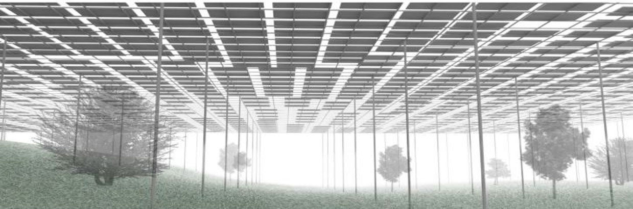 臺中清翠園太陽能板模擬圖